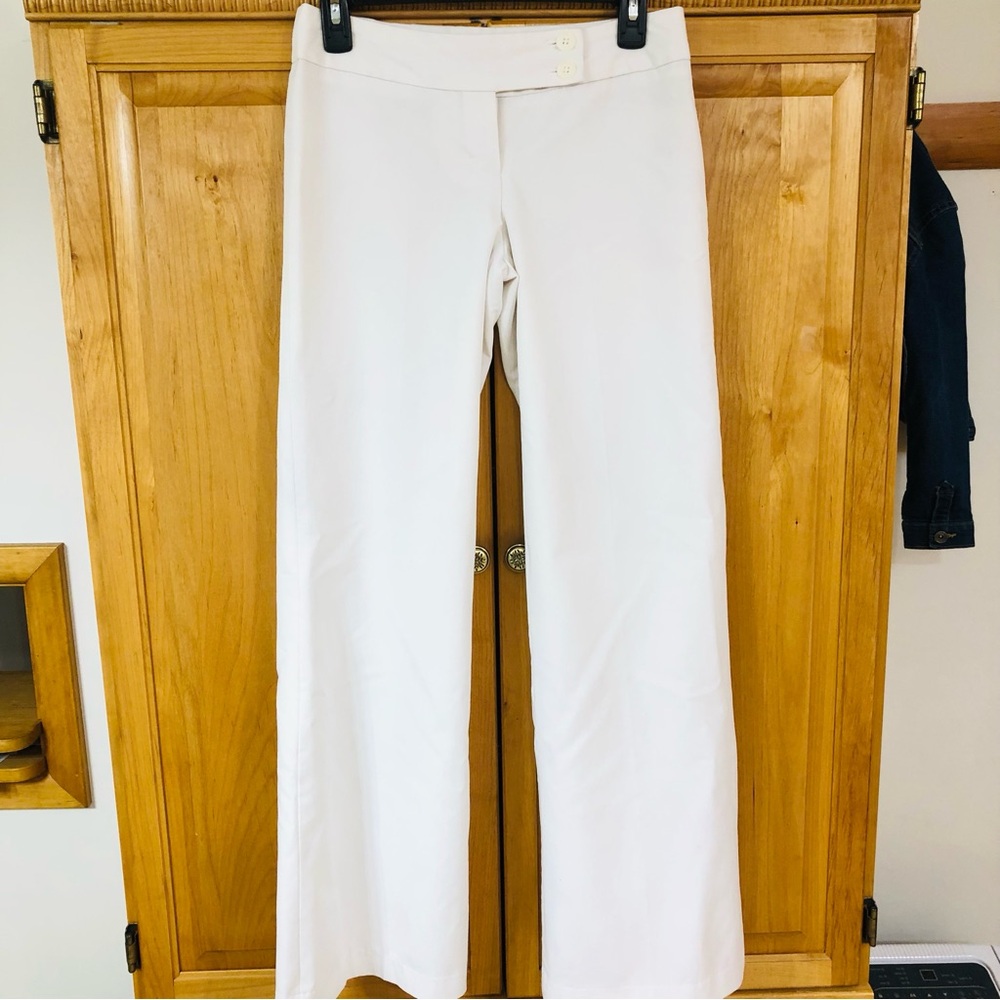 Women's white Wide-Leg Dress Pants
